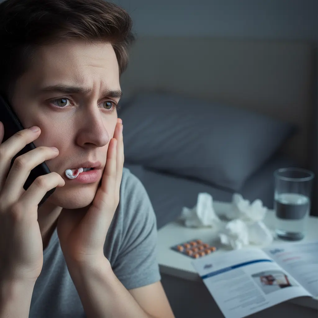 Concerned wisdom tooth pain