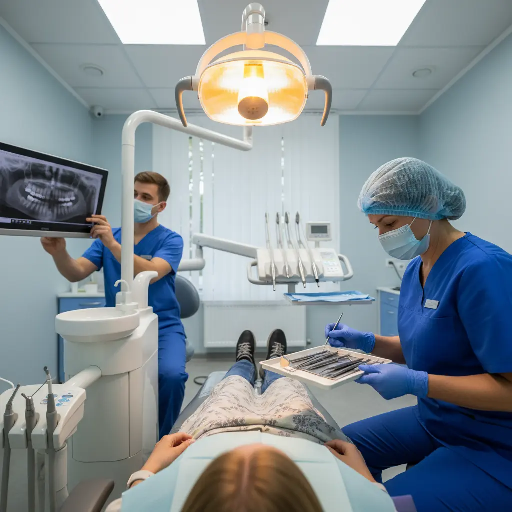 Dental team wisdom extraction